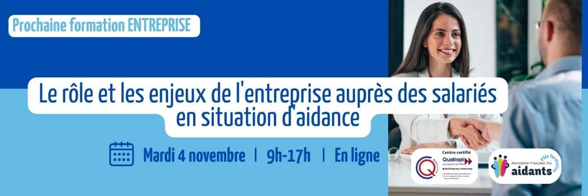 Formation RH : rôle de l'entreprise auprès des salariés aidants