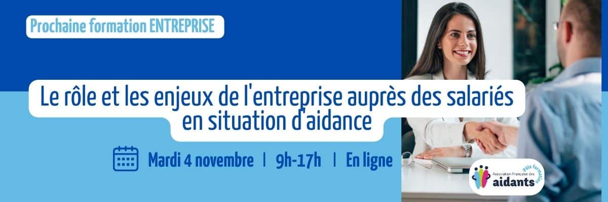 Formation RH : rôle de l'entreprise auprès des salariés aidants