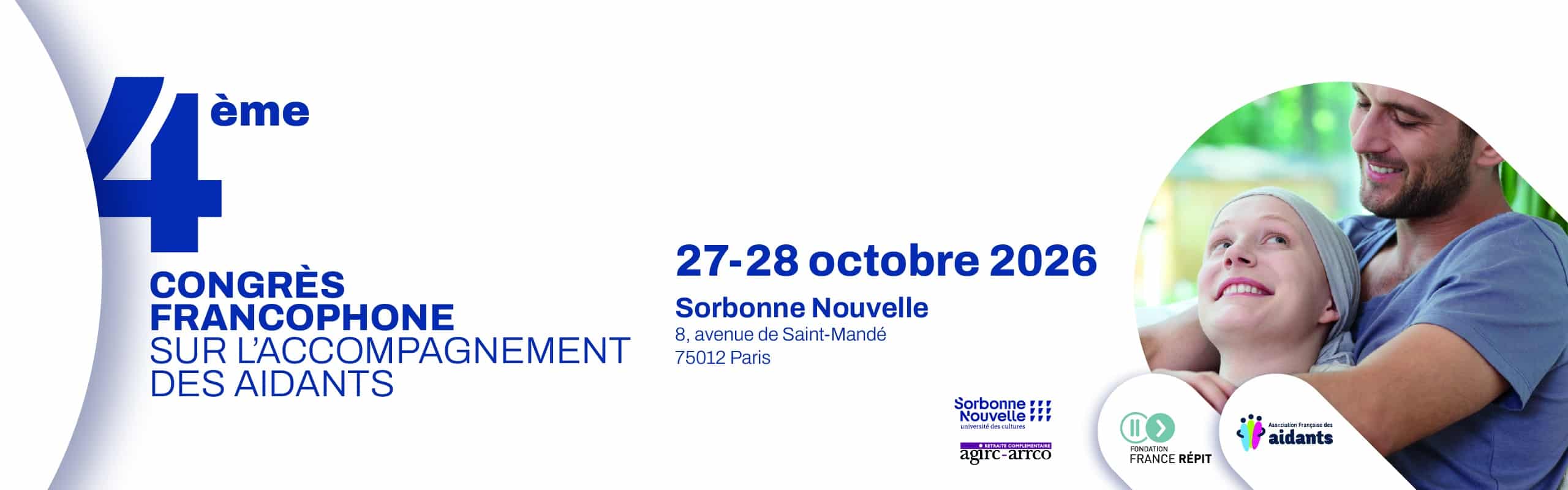 bandeau_web CFAA FFR AFA 4e Congrès francophone de l'accompagnement des aidants - pré-inscription