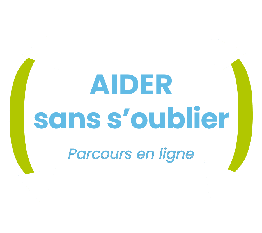 Logo Aider sans s oublier Parcours d'accompagnement en ligne de l'Association Francaise des aidants